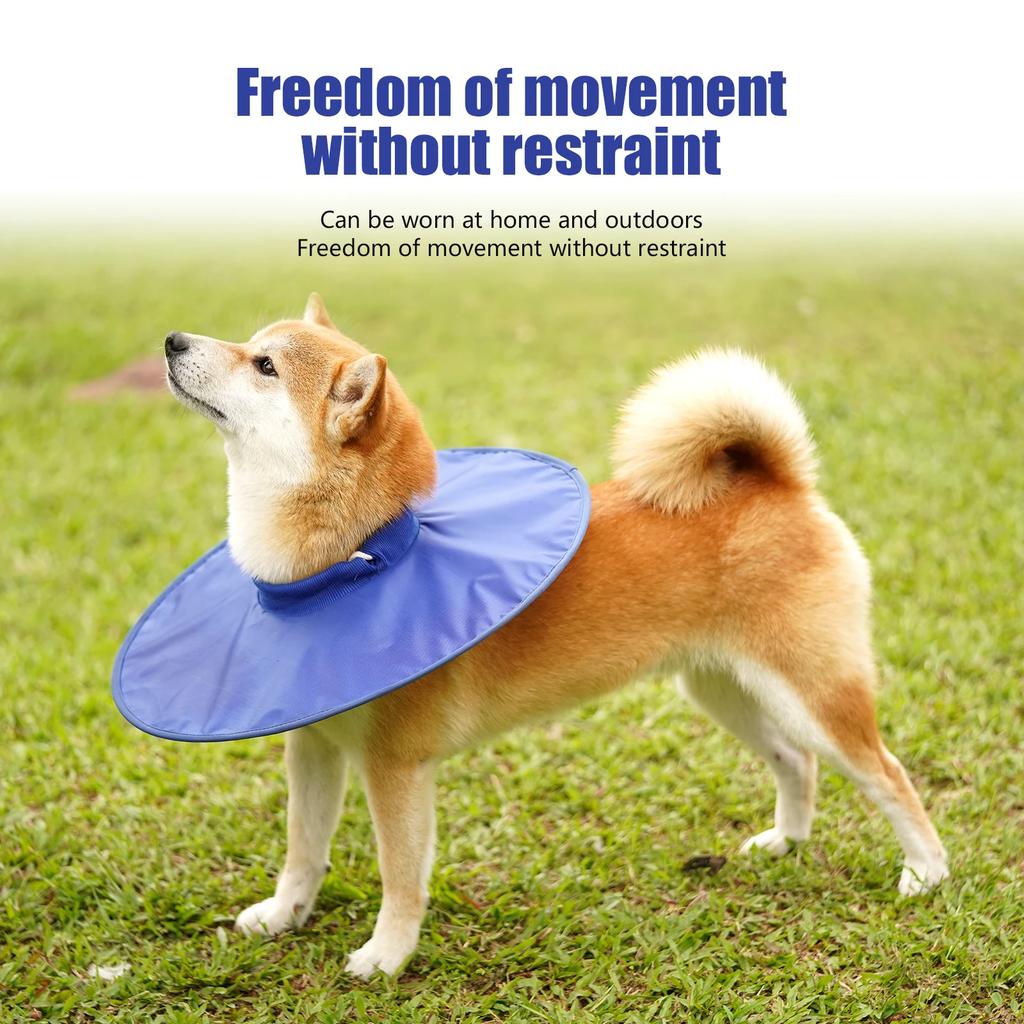 Dog Recovery Collar After Surgery Anti-Bite Lick Surgery Wound Adjustable Breathable Collar for Small Large Dogs Accessories