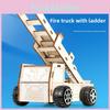 Science Experiment Diy Hydraulic Fire Ladder Model For Students And Kids Stem Educational Toy