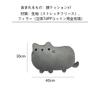 YUYAKESHI Neck Pad and Fluffy Cute Cat Car Driving Buckle Removable and Washable Lumbar Headrest, Cushion, Design, Set, Included, (Gray, Cushion)