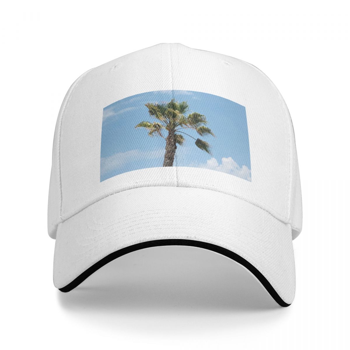 

Бейсбольная кепка Palm Tree Sky Новая шляпа Пляжная сумка Пушистая шляпа Женская кепка унисекс