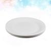 Disposable Paper Plates - Fake Ice Cubes - 100 Pcs - 6 Inches - Premium Quality - White
