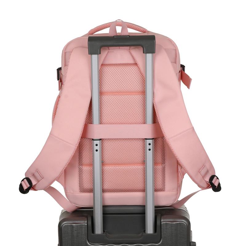 Versatile Large Capacity Travel Backpack & Trolley Bag - Perfect for Business, Commuting, and Laptop Storage
