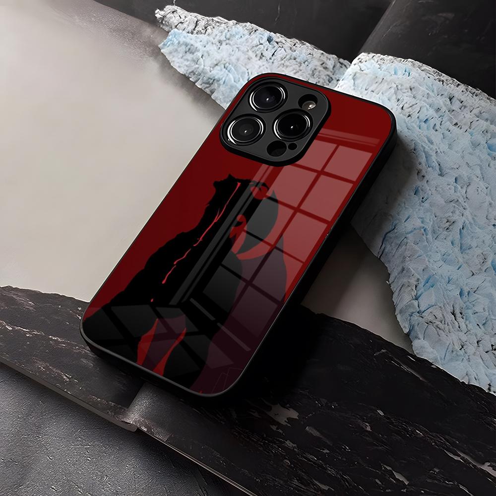 

DEVILMAN Crybaby Anime Phone Case Tempered Glass For IPhone 16 13 14 12 15 11 Pro Max Plus Mini X XR SE2020 Coque iPhone 16 Pro