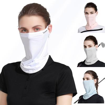 Unisex Sport-Bandana Atmungsaktive Eis-Seide Vollgesichts-Sonnenschutzmaske Weich Verstellbar Anti-Ultraviolett Dünn für Outdoor-Golf