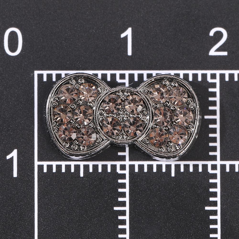 

Мультяшная заколка-бантик из сплава, Шарм для обуви, Аксессуар для DIY чехла для телефона, Детская ювелирная нашивка 1*1.7cm