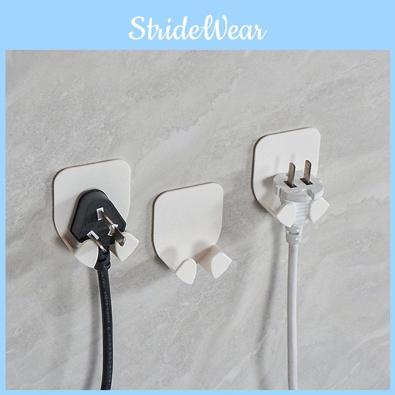 Adhesive For Hooks Wall Outlet Cord Plastic Cable Clips Kitchen Accessories