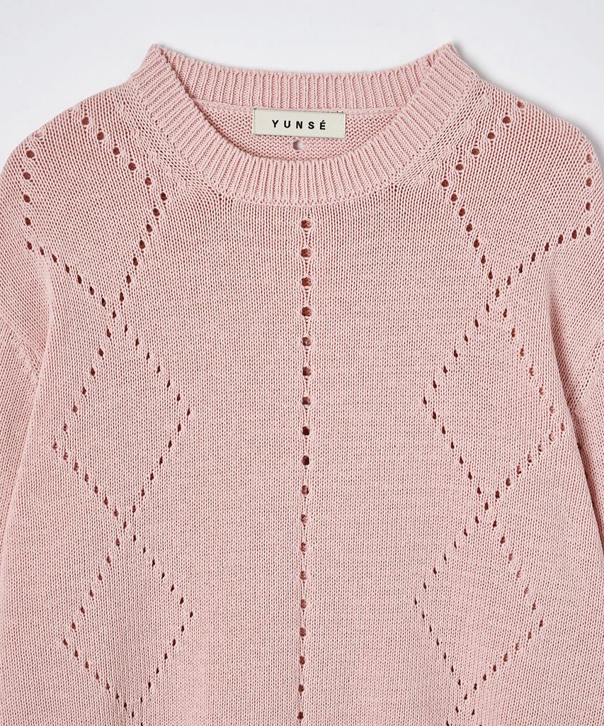 Yunse Hatch Sci-Fi Knit (Light Pink)