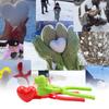 4Pcs Cute Bear Duck Dinosaur Snowball Clip Snow Clay Ball Maker Creative Snowballs Mold Snow Shovel For Kids Outdoor Sports Snow Toy