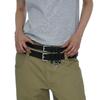 DOUBLE-LAYER UTILITY LEATHER BELT_BLACK