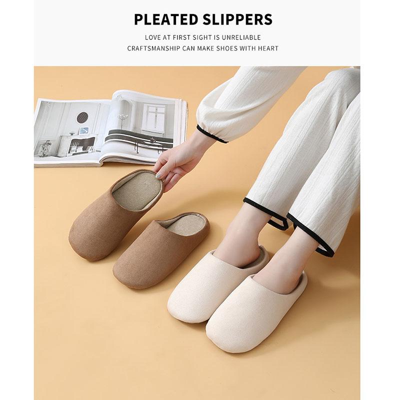 Geräuschlose Sohle Hausschuhe Indoor Hausschuhe Rutschfest Weich Bequem Home Office Schuhe Neutral Winter Bequem Atmungsaktiv Schuhe