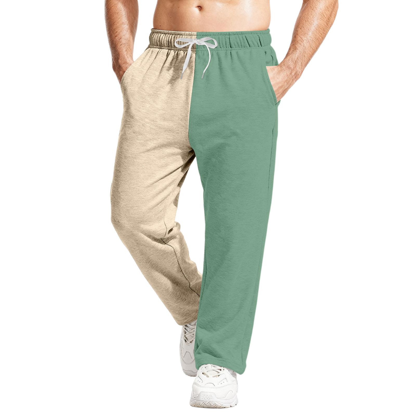 

Мужские повседневные спортивные штаны свободного кроя с эластичным поясом и кулиской, штаны для йоги XXL