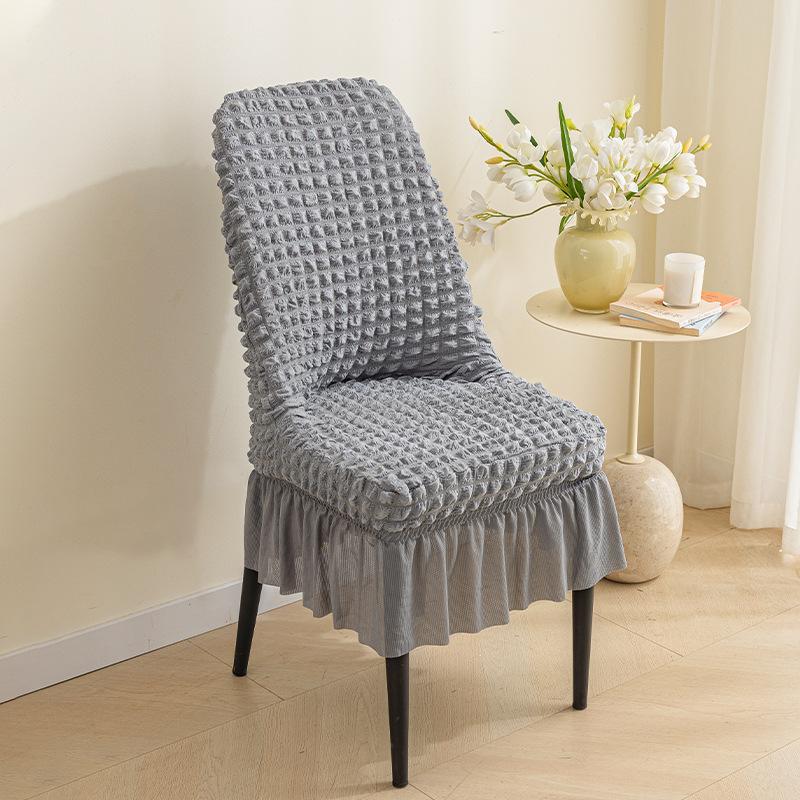 

Эластичный и минималистичный чехол для стула обеденного стола, универсальный и нескользящий чехол для стула из утолщенной пузырчатой пленки для дома Single size