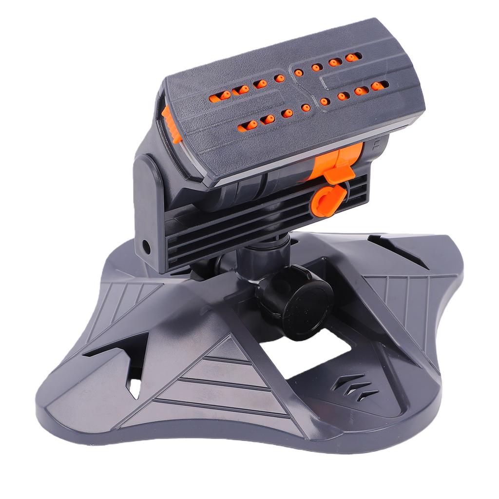 Oscillating Sprinkler 16 Nozzles 360 Degree Auto Rotating Adjustable Sprinkler for Yard Lawn Greenhouse Vegetable Garden