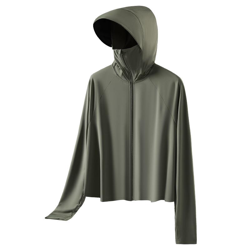 Ice Silk Anti-UV Sun Protection Shawl for Women - Black Brim