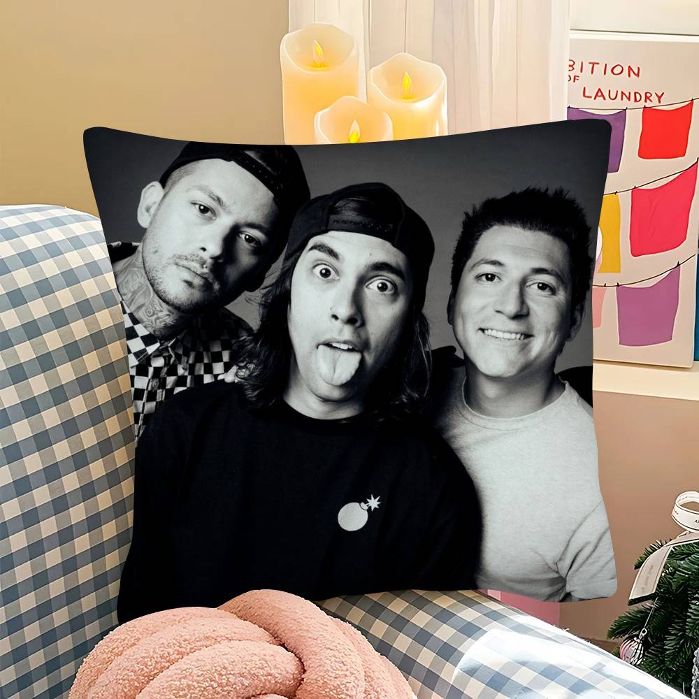 1pc Pierce The Veil Pillow Case Fashion Square Pillowcase Bedroom Sofa Room Ins Decoration Leisure