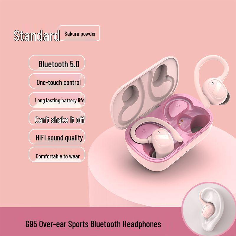 Wireless Over-Ear Sports Headphones: Long-Lasting Comfort, Clear Calls, Free Shipping