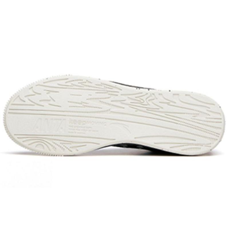 Anta Snoopy X Zapatillas de Skate Lona Caña Alta Zapatillas Mujer Negro 922138604-2