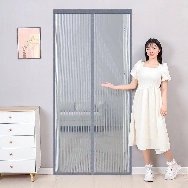 Summe Anti Mosquito Door Curtain Summer Mosquito Net Mosquito Proof Magnetic Door Curtain for Living Room Bedroom Kitchen