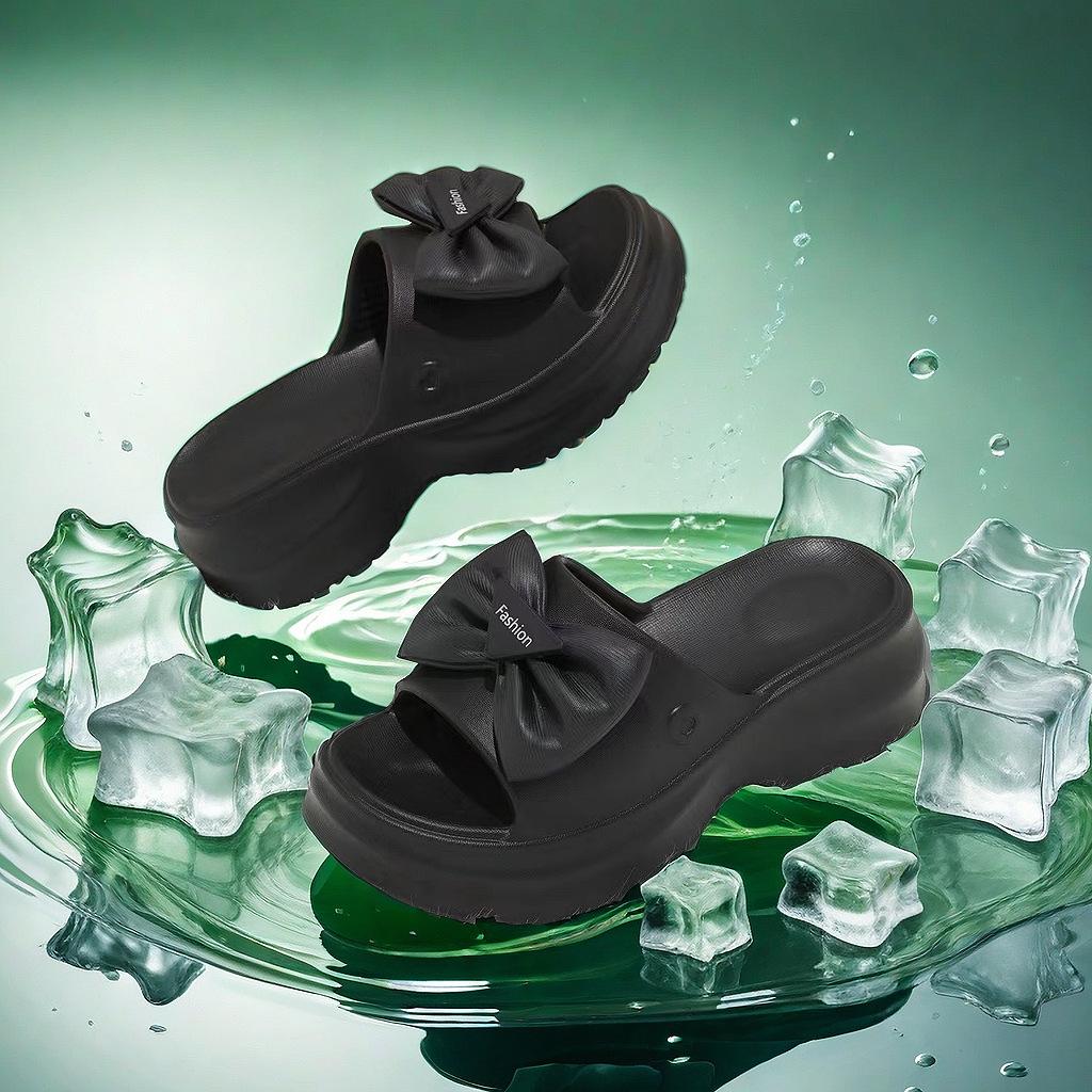 EVA thick-soled slippers women's summer new summer seaside slippers thick-soled beach wear cool slippers