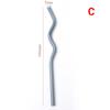 1Pc High Borosilicate Colorful Glass Straws Eco-Friendly Glass Wavy For Juice Cocktails Kitchen Party Bar Drinkware