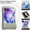 For Motorola Razr Ultra 2024/Razr Pro 2025/Razr Pro 2026 With Hinge Protection,Built-in Screen Protector Shockproof All-Inclusive Phone Cover-Titanium