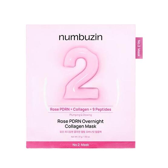 

NUMBUZIN №2 Розовая PDRN Ночная коллагеновая маска 37г*10шт