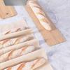 Backen Baguette Transfer Holzbrett 38cm Rechteckig Doppelte Skala Klappbrett Baguette Ciabatta Teig Küchenbackzubehör