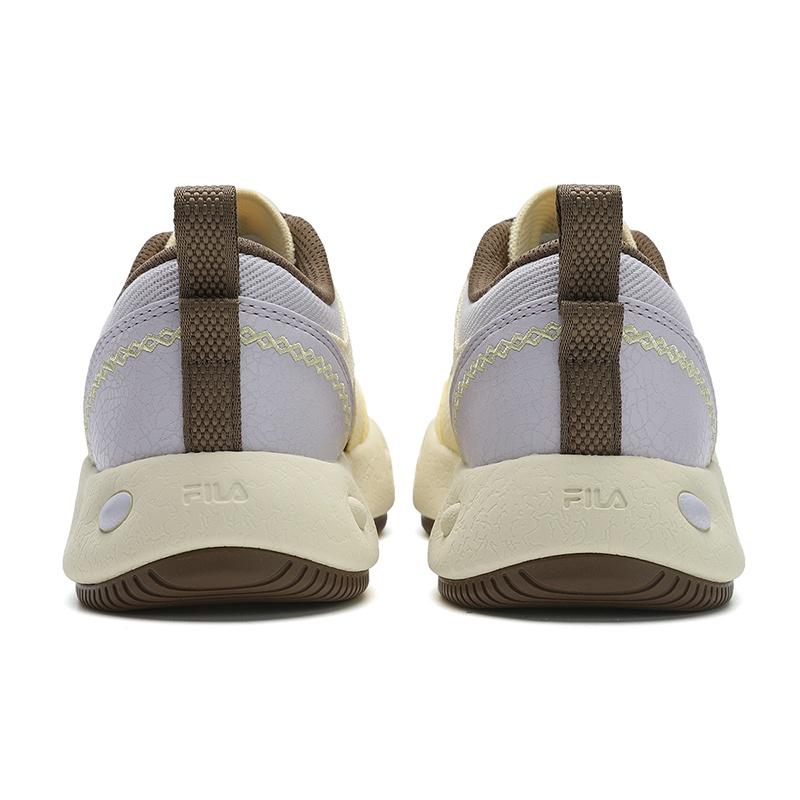 FILA COOKIES EC Cookie Shoes Lightweight Low top Canvas Shoes Women's Custard Purple F12W522315FDO