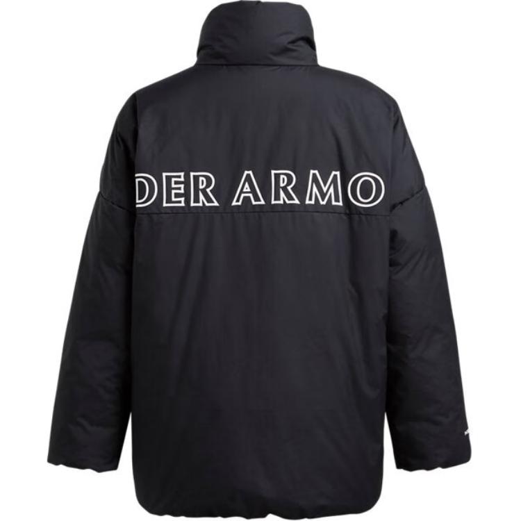 Under Armour Outdoor Sports Warm Stand Collar Down Jacket Women Jackets Black 1388429-001