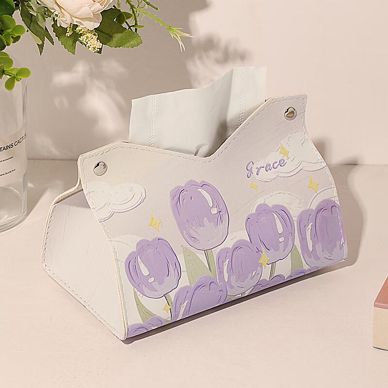 Bayipin Retro Floral Tissue Box