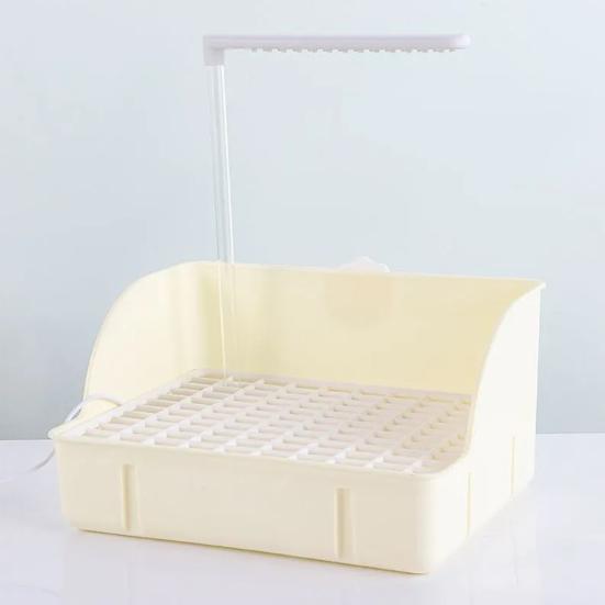 Parrot Bathtub Automatic Circulating Water Birds Shower Bath for Small Medium Birds Parakeets Cockatiel African Grey Lovebird