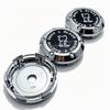 4pcs Black Rhino Logo Emblem Car Wheel Center Caps 66MM Clips 62MM Wheels Hub Cap Rim Hubcaps Dust Cover Replace Car Accessories