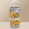Sealed Double Layer Food Box Large Capacity Insulated Lunch Box Food Storage Container  Outdoor