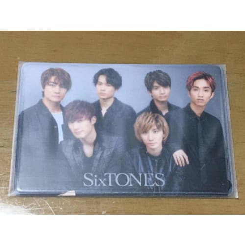 SixTONES Fan Club Early Membership Bonus Membership Card Case
