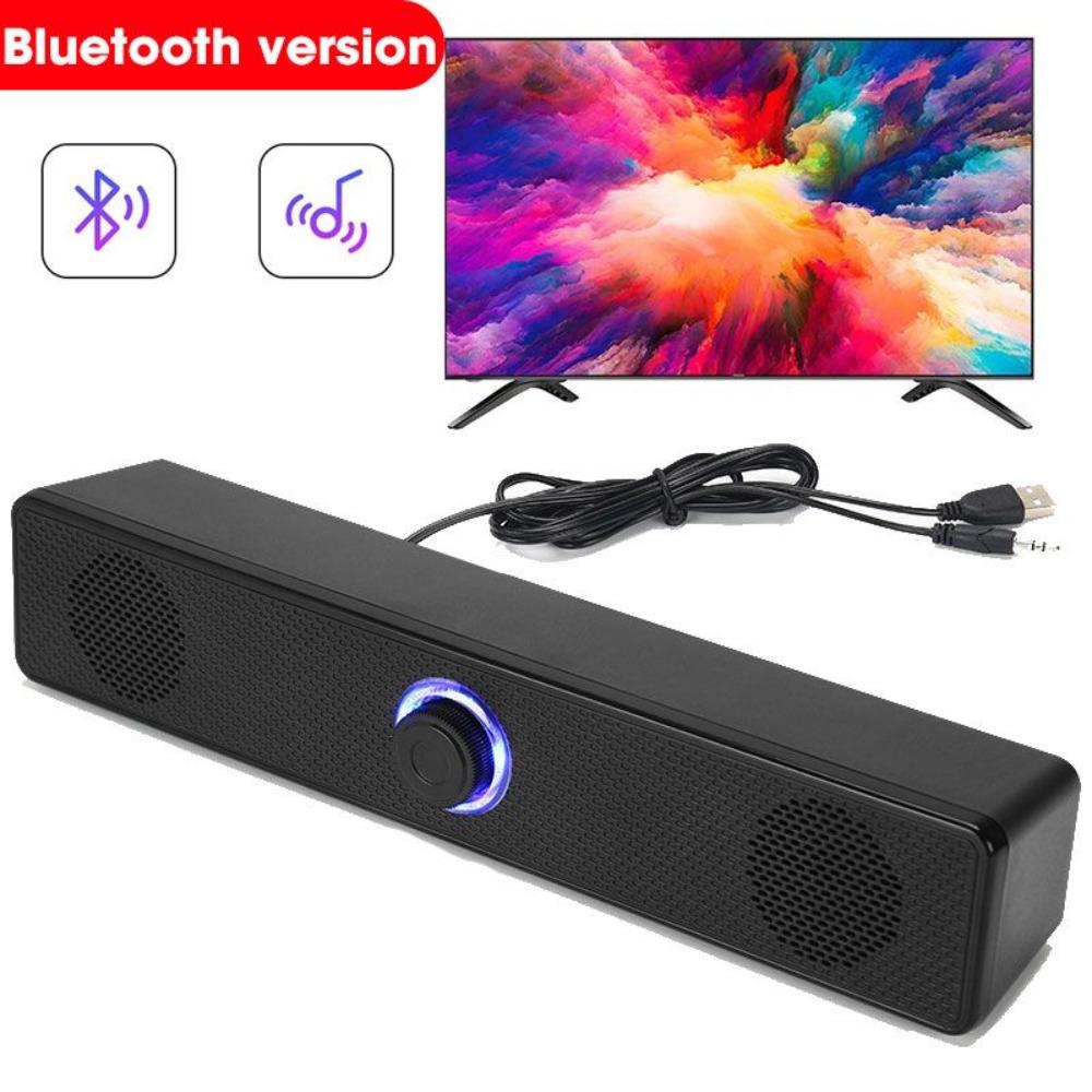 AUX/Bluetooth Wireless Speaker 3D Stereo TV Subwoofer Portable Computer Soundbar  Home Theater