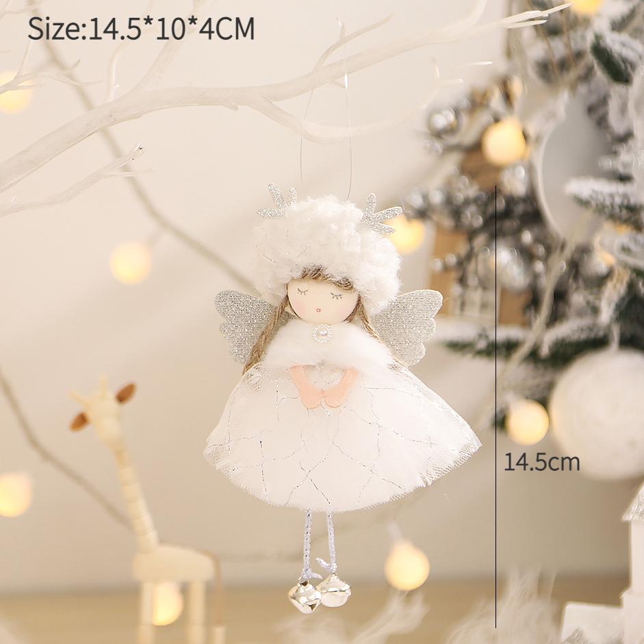 Angel Doll Merry Christmas Ornaments Christmas Decorations for Home Noel Natal Tree Decor Navidad Xmas 2025 New Year 2025 Gifts