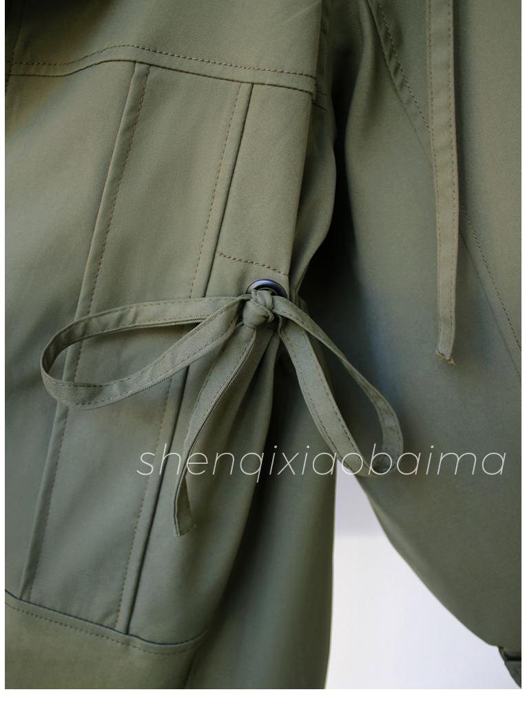 Korean Style Autumn Slimming Mid-Length Trench Coat - 2025 Casual Women's Fashion