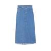 Womens/Ladies Denim Side Slit Long Skirt
