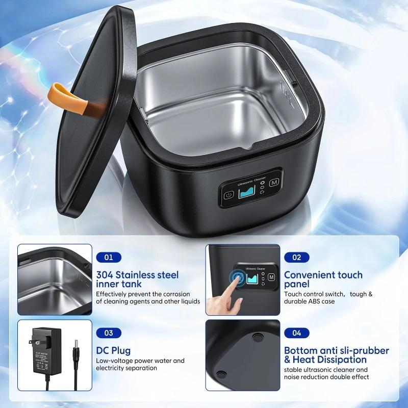 Ultrasonic Cleaning Machine Multi-function High Frequency Vibration Wash Cleaner Jewelry Glasses Watch Dentures Cleaner