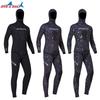 Diving Suit 5MM Fishing Hunting Split Hooded Warm CR