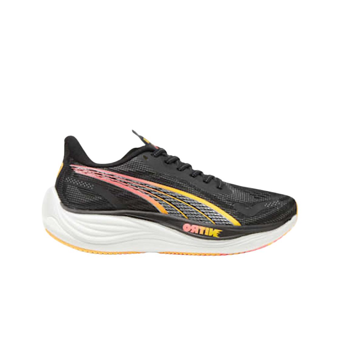 

(w) Puma Velocity Nitro 3 Black Silver Sun Stream 230