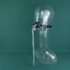 Lockable Anti-Vomiting Dog Muzzle Gag - Large Size with One-Word Strap for Kinky Outdoor Use