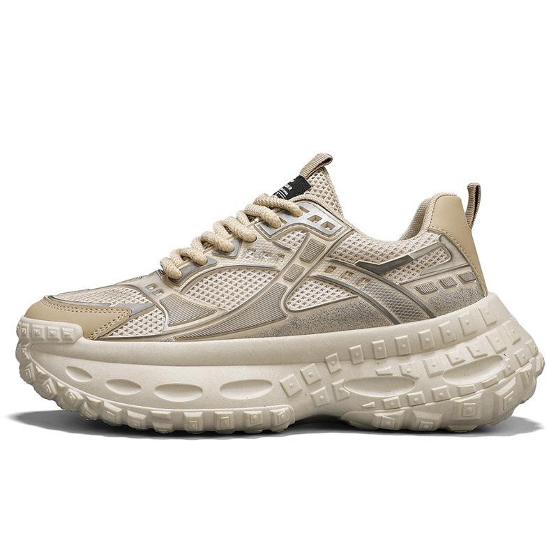 Shoes men's shoes 2025 casual new autumn breathable men's sports shoes thick sole heightening personalized dad shoes