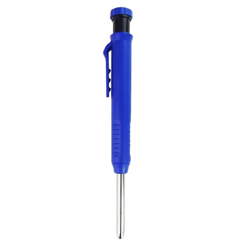 Solid Carpenter Pencil Set Woodworking Tools Mechanical Pencil 3 Colors Refill Construction Job Tools Carpentry Marking