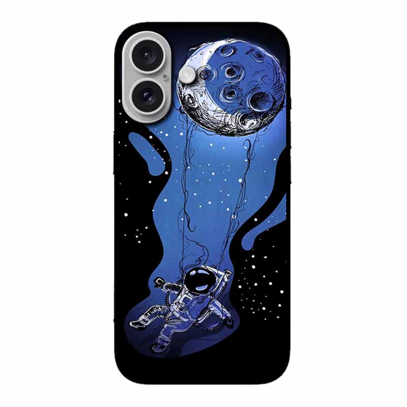 For Iphone 17 5G Case 2025 6.3" Bag Flowers Black TPU Silicone Soft Back Cover For Iphone 16 Plus 17 Phone Case Shockproof Shell