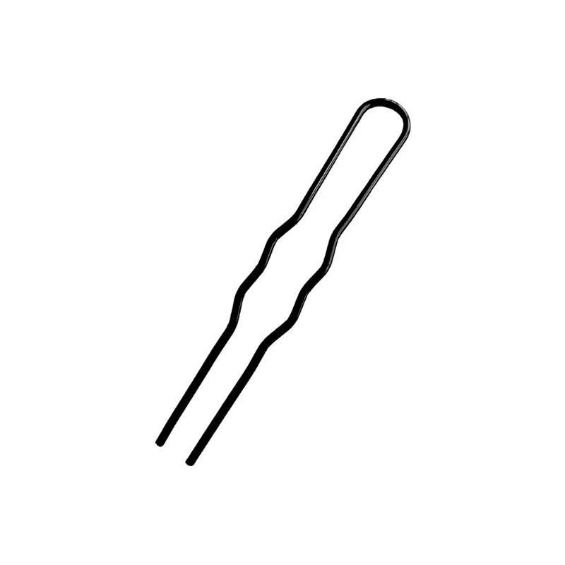 

1 шт., черная металлическая вилка для волос, заколка для женщин, салонные шпильки, расчески, зажимы для волос, боковые гребни, палочки для укладки волос, головной убор trumpet чёрный