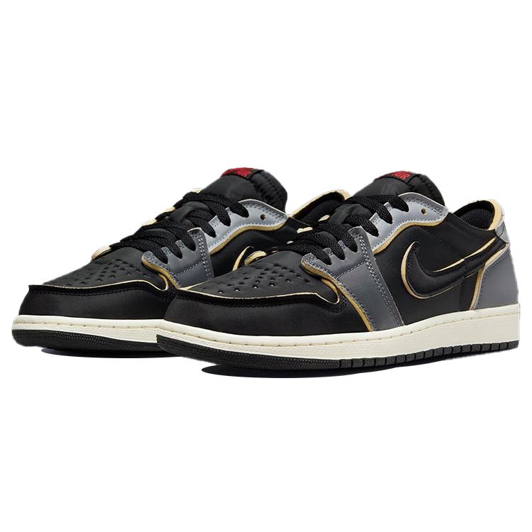 New JORDAN 1 Low Og Ex Black Smoke Grey DV0982-006