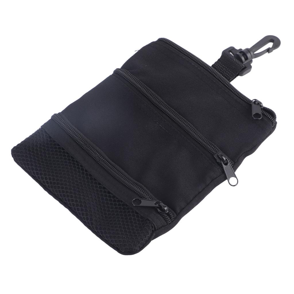 Etui na podkładki do golfa Przenośna torba na piłki do golfa Wykwintna torba ręczna na podkładki do golfa z klipsem dla mężczyzn i kobiet