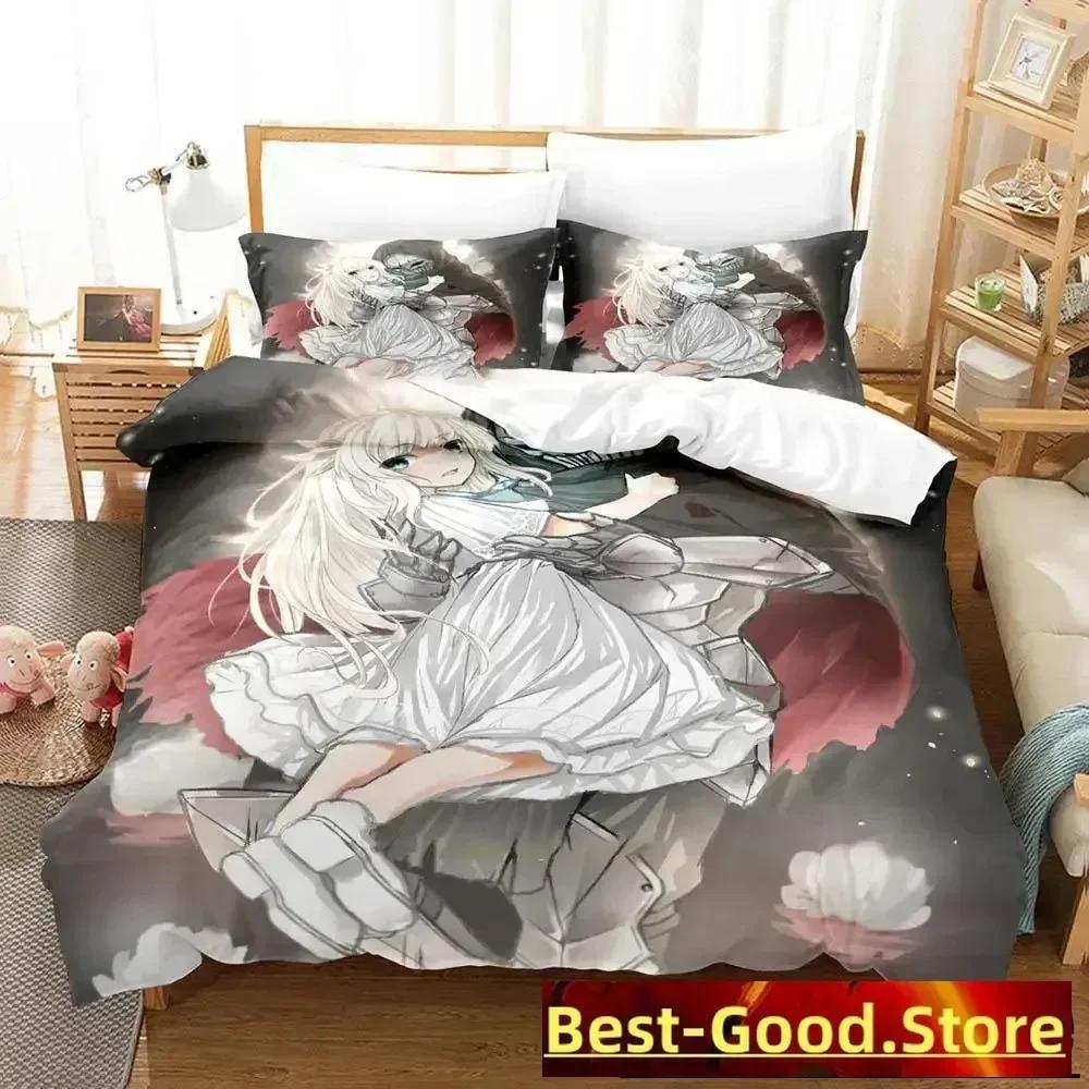 Ender Lilies Quietus of the Knights Bedding Set Boys Girls Twin Queen Size Duvet Cover Pillowcase Bed Kids Adult Home Textile