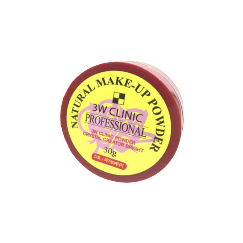 

3W CLINIC Натуральная пудра для макияжа 30 г (9 вариантов) #No21 Light Beige x 1pcs